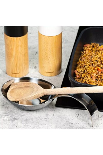 Kinghoff Stainless steel spoon, stand, 5.5 x 10.7 x 23.5 cm, capacity 220 ml,