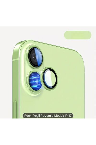 Noppax واقي عدسة كاميرا آيفون 17 من الياقوت مع أداة تركيب وملصق، إصدار فاخر