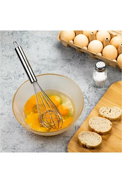 Kinghoff Stainless steel whisk, 21cm, with ball inside for high efficiency,