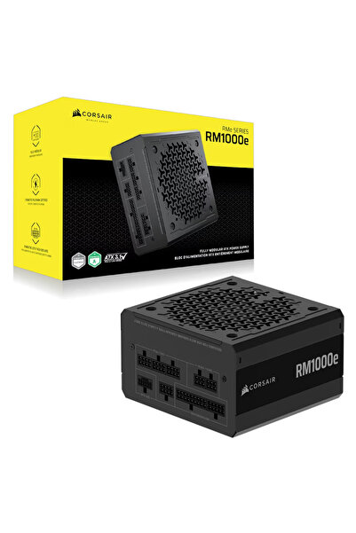 Corsair Sursa Corsair RMe Series RM1000e 2025, 1000W, ATX 3.1, PCIe 5.1, 80 PLUS GOLD, Full Modulara, Negru