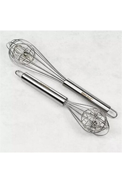 Kinghoff Stainless steel whisk, 21cm, with ball inside for high efficiency,