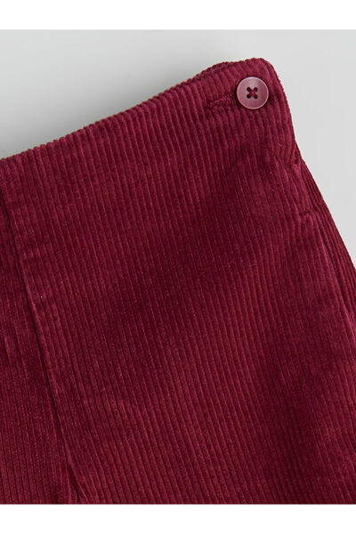 LC Waikiki Wide Leg Girls' Velvet Trousers