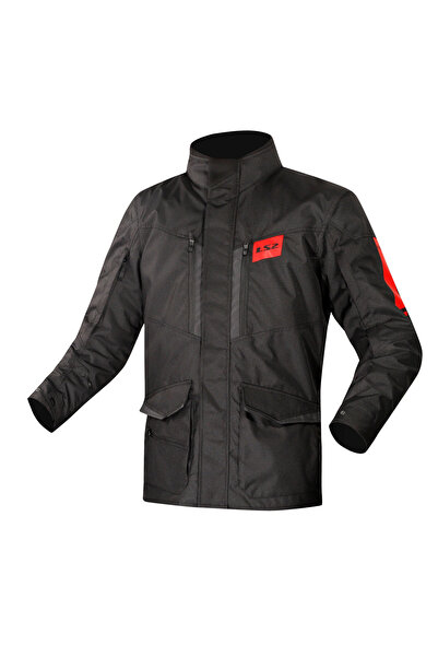 LS2 معطف METROPOLIS EVO أسود-أحمر