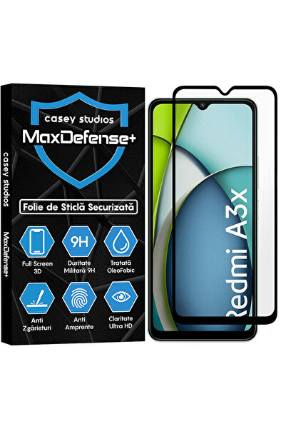 Casey Studios Folie compatibila cu Xiaomi Redmi A3x, Full Cover, Ultra HD, An...
