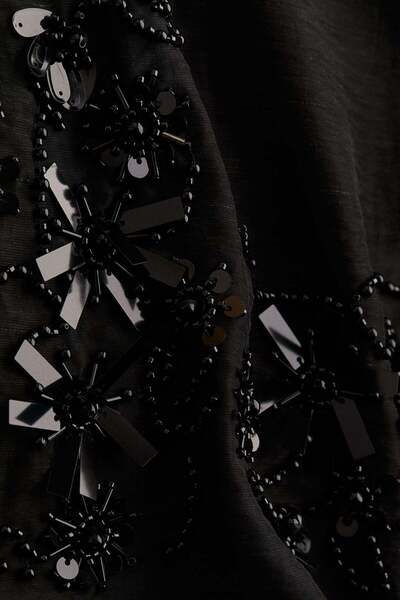 H&M Sheer embellished dress