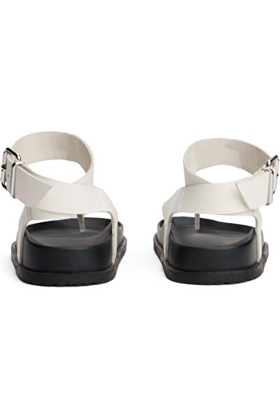 Tommy Hilfiger Women's Tjw Ankle Strap Sandals White