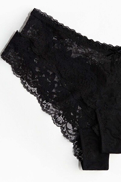 H&M 2-pack lace Brazilian briefs