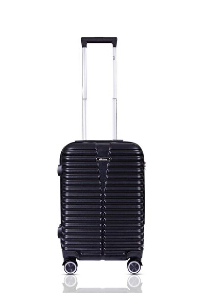Mnuk Destiny Carry-on Luggage Hardside Soft Handle Trolley with TSA Lock 20 Inch - Black