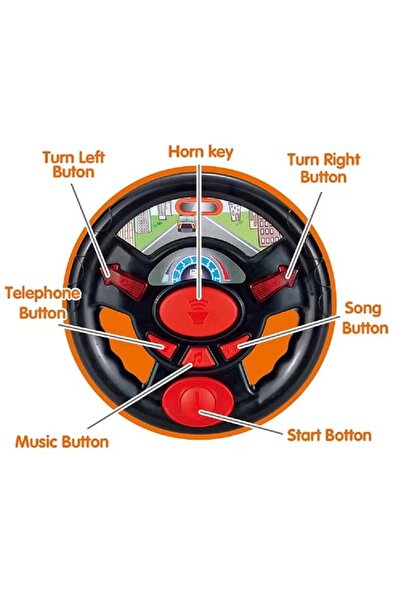 Generic Steering Wheel Ride-On Lightweight Durable Reliable Car For Kids