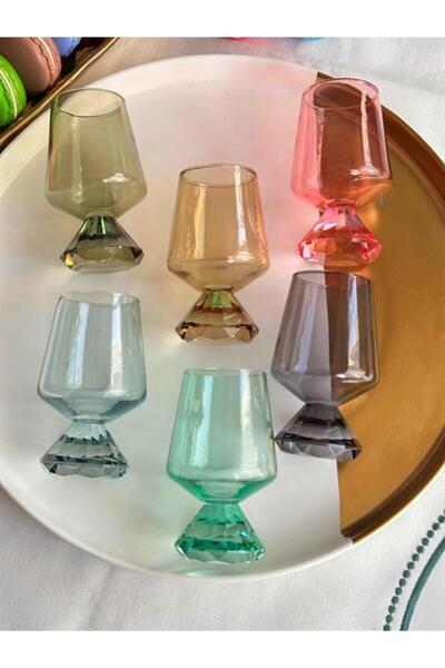 ROSSEV Mix Color Coffee Side Water Glass-130Ml