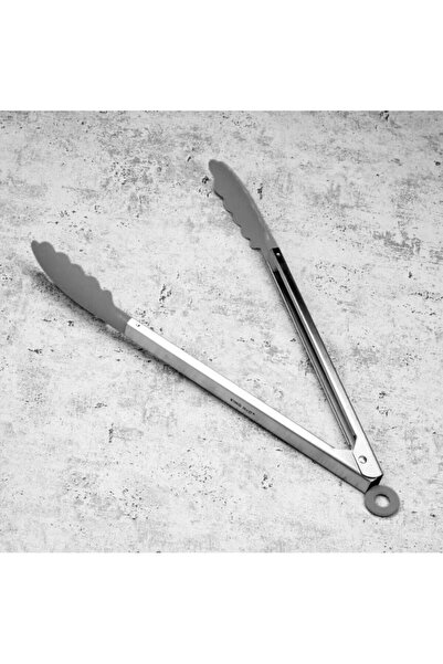 Kinghoff Kitchen tongs, steel-nylon 9" 26.5 cm gray,