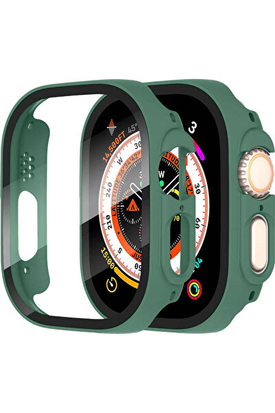 Casey Studios Husa cu Folie Apple Watch Ultra - 49MM, Policarbonat Dur, Slim,...