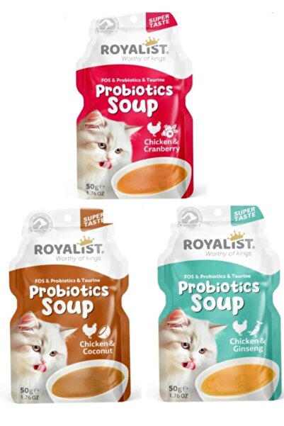 Royalist Probiotics Soup – Probiyotik Destekli Lezzetli Kedi Çorbası | 50g
