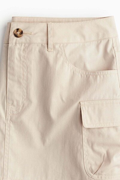 H&M Twill cargo mini skirt