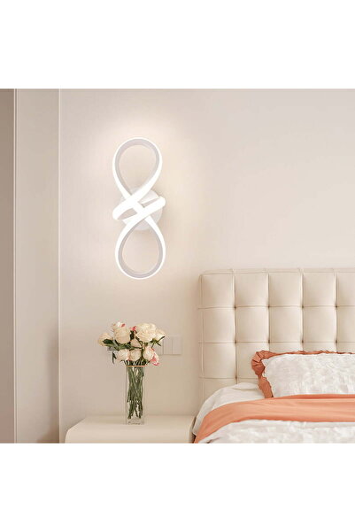 luminastar LED wall lamp, 40W, Bow-tie type, white, warm/cool/neutral light