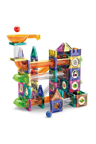 OEM Magnetic construction play set with ball 2407K0050/2407K0051 160 pieces