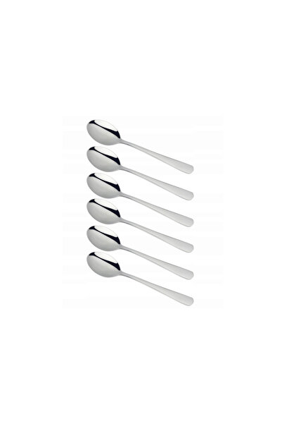 Kinghoff Set of 6 dessert, coffee, tea spoons, stainless steel,