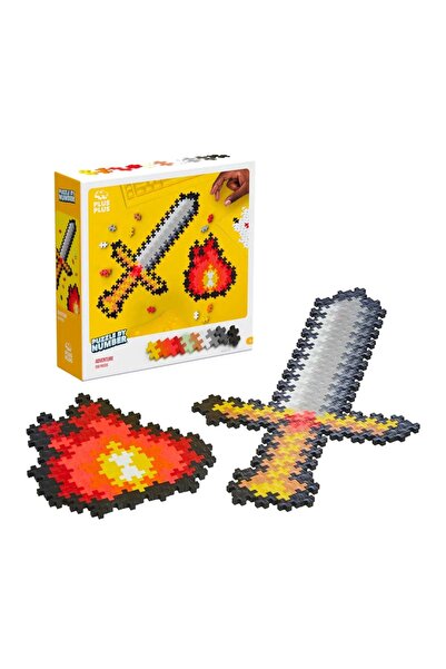 Plus Plus Set de constructie Puzzle pe numere Aventura Constructor 250 piese