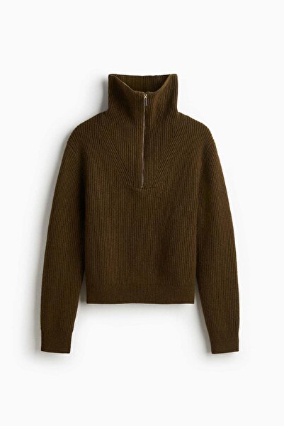 H&M Rib-knit zip-top jumper