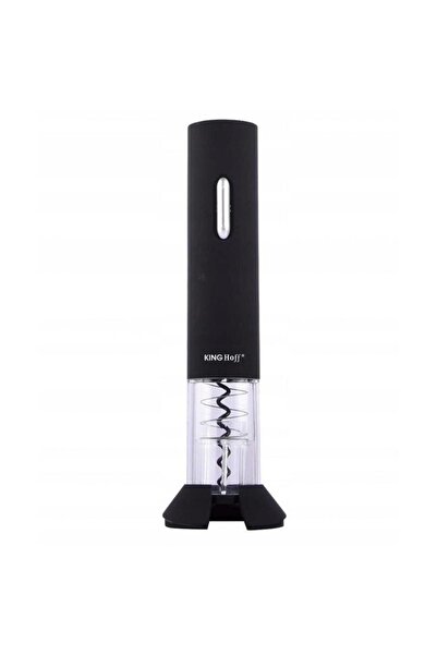 Kinghoff Bottle corkscrew, electric, black,