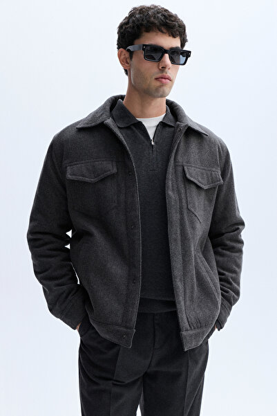 Mudo Wool Blended Trucker Jacket