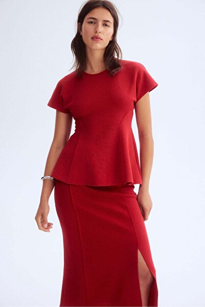 H&M Fine-knit flared top