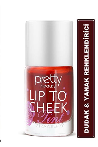 Pretty Lip to cheek yanak ve dudak renklendirici tint strawberry