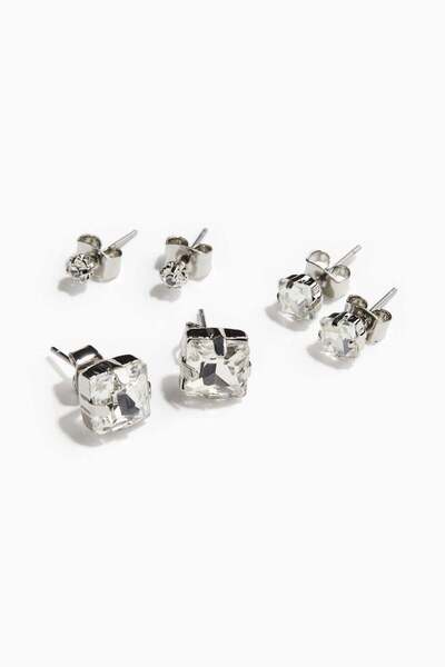 H&M 3 pairs stud earrings