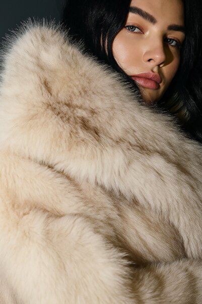 HAKKE Premium Kalite Astarlı Suni Kürk MONT