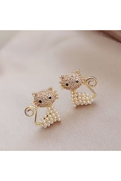 ByLily Stone Cat Earrings, Stylish, Eye-Catching