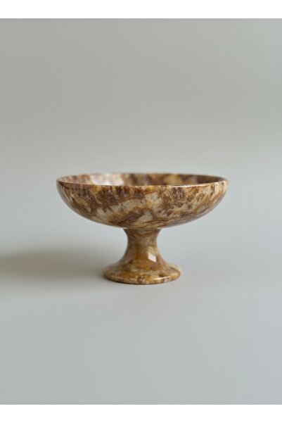 Me Gusta Home وعاء زخرفي من رخام الأونيكس