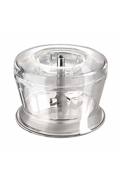 Bamix Bami̇xm200 Deluxe Hand Blender Set with Lifetime Engine Warranty (20cm Immersion Depth) 3 Blades White Gray