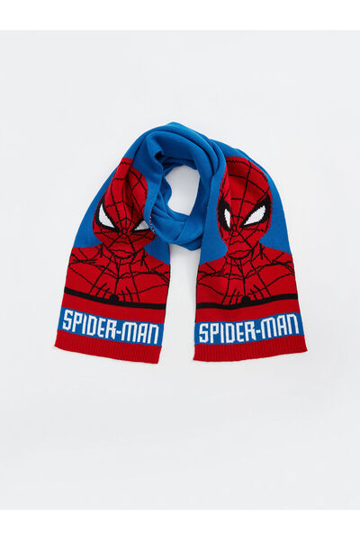 LC Waikiki Koyu Mavi Spiderman Baskılı Erkek Çocuk Atkı