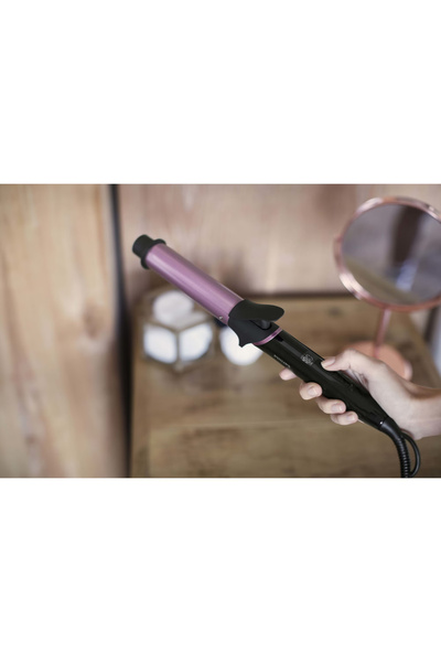 Philips BHB868/00 Σίδερο για μπούκλες, LCD, Κεραμικές πλάκες με έγχυση κερατίνης, 200°C, Θερμαίνεται σε 60 δευτ., 32 λεπτά