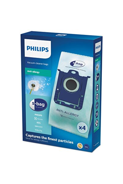 Philips Vacuum cleaner bags s-bag -Anti-allergy FC8022/04