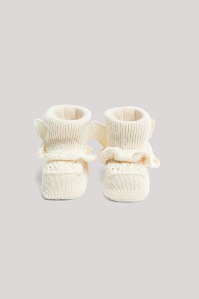 Layette BG Store Baby Girl Ecru Booties