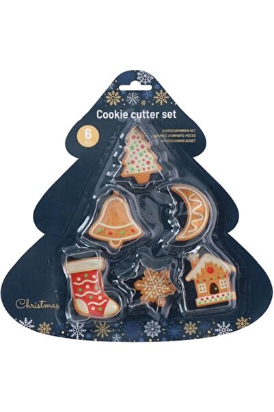 Alpina Set de 6 forme de biscuiți de Crăciun,