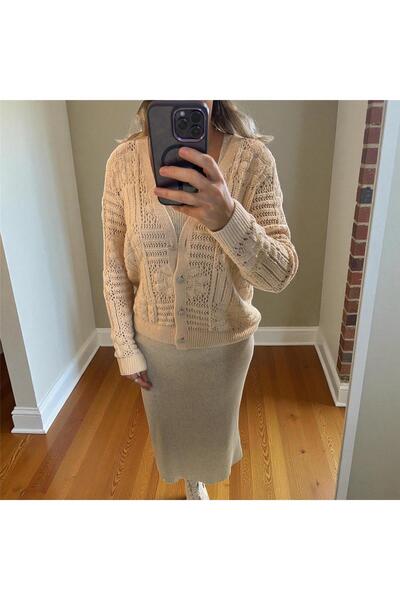 MU&ME BOUTİQUE زر حجري محبوك للسترة