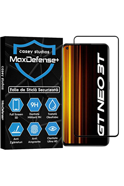 Casey Studios Folie Sticla Realme GT Neo 3T/GT Neo2/GT2, Full Cover, Anti Zga...