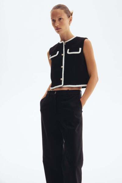 H&M Bouclé waistcoat