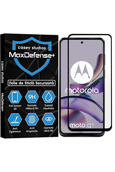 Casey Studios Folie Sticla Motorola Moto G13, Full Cover 3D, HD, Anti Zgariet...