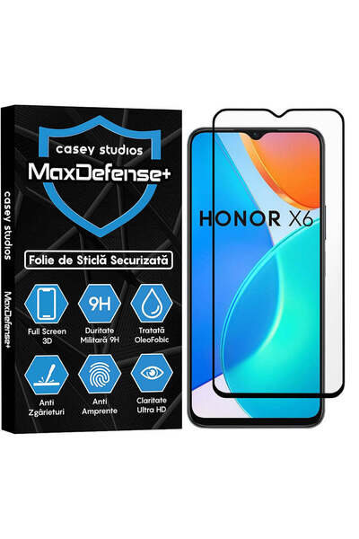Casey Studios Folie Sticla Honor X6b, Full Cover 3D, Ultra HD, Anti Zgarietur...