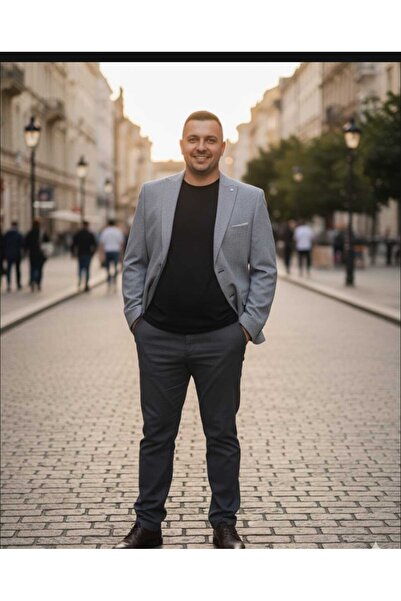 KAMER Güncüoğlu 4 Drop Two Button Double Slit Classic Men's Single Jacket