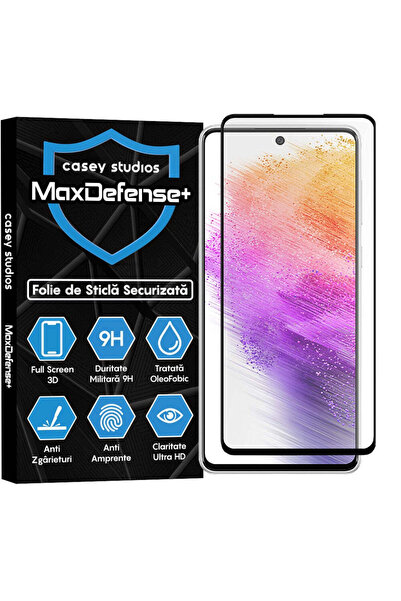 Casey Studios Folie Sticla Samsung Galaxy A73 5G, Full Cover 3D, HD, Anti Zga...