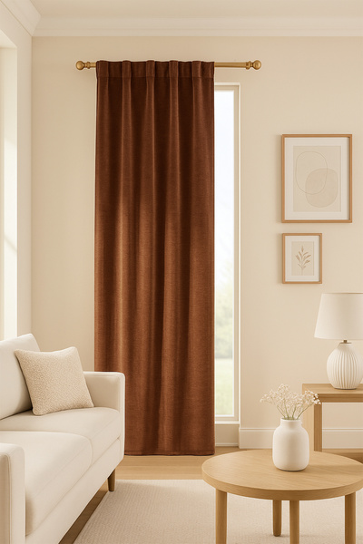 Premier Home Rayna Velvet Curtain Tile 120X210