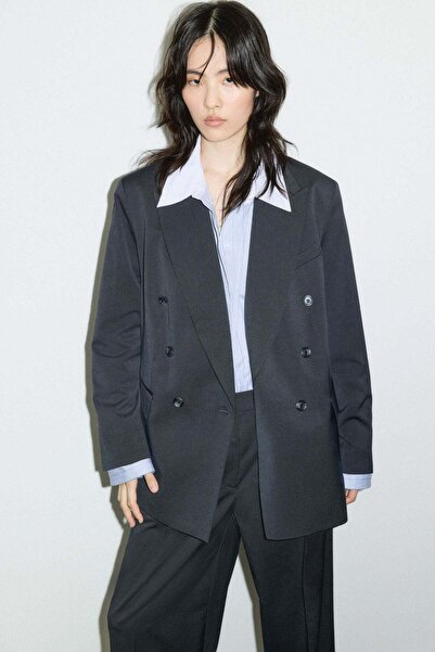 H&M Oversized twill blazer