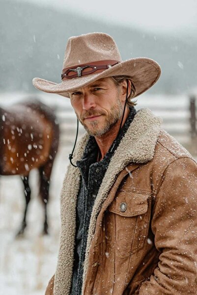 LAGRANZE Καπέλο καουμπόη Dakota Rider Nubuck