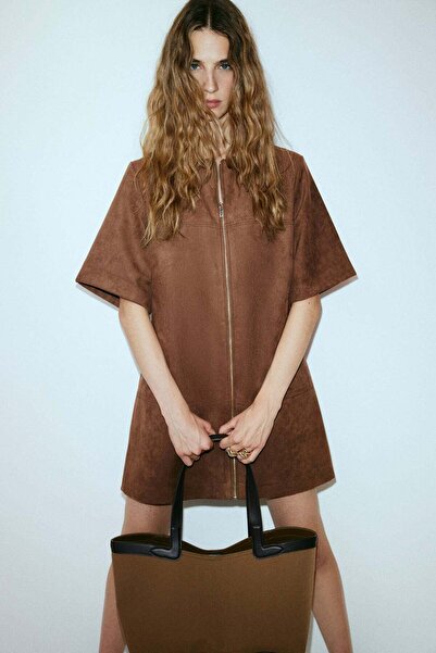 H&M Zip-front shift dress