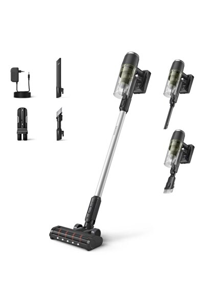 Philips Αναρροφητήρας fara fir 3000, verde cargo, 60 min autonomie, 2 accesorii, LED pentru podele dure