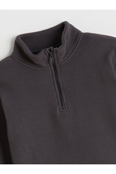 LC Waikiki guler ridicat Hanorac fleece pentru băieți tricou